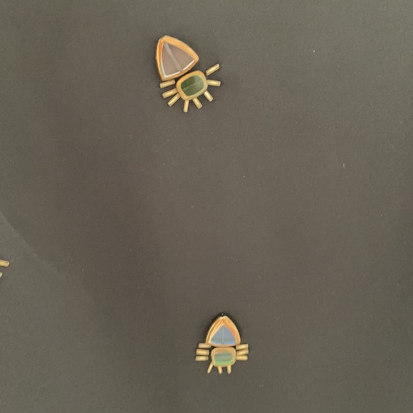 Perfect for evening parties! Carmen Marc Valvo dress with embellished stones. - Picture 4 of 4